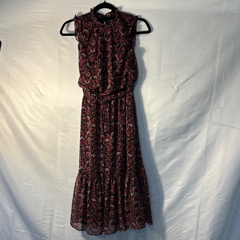 Sam Edelman Sleeveless Ruffle Maxi Dress – Size Small